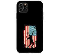American Flag Tennis Player Racket Sports Court Case for iPhone 11 Pro Max