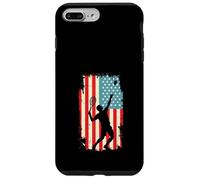 American Flag Tennis Player Racket Sports Court Case for iPhone 7 Plus/8 Plus
