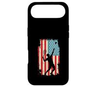 American Flag Tennis Player Racket Sports Court Case for iPhone Air
