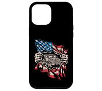 American Flag Truck Driver Patriotic Trucker Case for iPhone 12 Pro Max