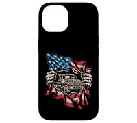 American Flag Truck Driver Patriotic Trucker Case for iPhone 14