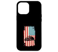 American Flag Trucker Semi Trailer 18 Wheeler Truck Driver Case for iPhone 12 Pro Max