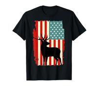 American Flag USA Flag Deer Hunting T-Shirt T-Shirt