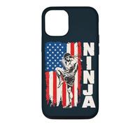 American Flag USA Muay Thai Fighter Kickboxing Ninja Case for iPhone 12/12 Pro