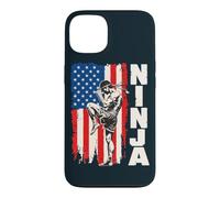 American Flag USA Muay Thai Fighter Kickboxing Ninja Case for iPhone 13