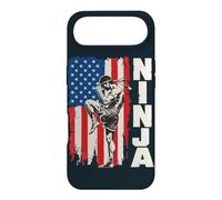 American Flag USA Muay Thai Fighter Kickboxing Ninja Case for iPhone Air