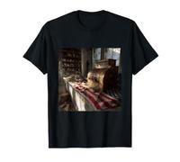 American Flag USA Old Cash Register Antique Store T-Shirt