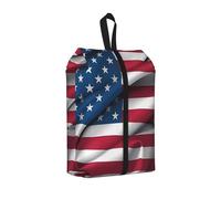 American Flag Water Resistant Travel Shoe Bag with Handle for Suitcase Sneakers Boots Gym 1 PC