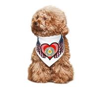 American Flag Wings with Great Seal of The C Nation Puppy Bandana Dog and Cat Bandanas Summer Dog Scarf for Small Medium Large Dogs Breathable Soft Comfortable Pet Apparel Accessories 30x70cm