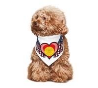 American Flag Wings with Imperial Seal of Japan Puppy Bandana Dog and Cat Bandanas Summer Dog Scarf for Small Medium Large Dogs Breathable Soft Comfortable Pet Apparel Accessories 30x70cm