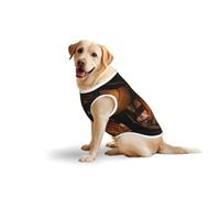 American Flag With Cowboy Bootsprint Large Pets Vest Breathable Sleeveless Tank Top Apparel Cozy Lightweight T-Shirt