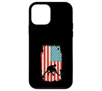American Flag Wrestler Wrestling Takedown Combat Sports Case for iPhone 12 mini