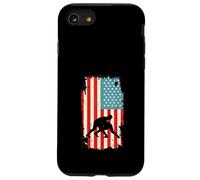American Flag Wrestler Wrestling Takedown Combat Sports Case for iPhone SE (2020) / 7/8