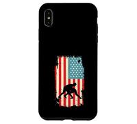 American Flag Wrestler Wrestling Takedown Combat Sports Case for iPhone XS Max