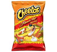 American Cheetos Flamin Hot Crunchy 8oz - 226g - (Pack of 1) - Original American - Party Snack - Extreme Hot Challenge - BIG PACK - BY BLISSIFY