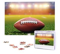 American Football Ball Wooden Puzzles 1000 Pieces Personalized Jigsaw Puzzle For Adults Interesting Custom Photo Puzzles Gift For Holiday Birthday Wedding Anniversay