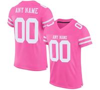 American Football Custom Jersey for Men Women Youth Personalised Name Number Team Name Logo Jerseys Customise Sports T-Shirts Quick Dry Rugby Uniform Moisture Wicking Active Tops 18