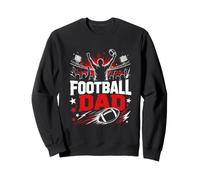 american football dad daddy Men Sweatshirt