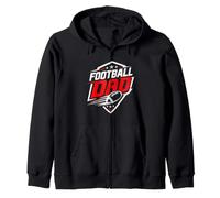 american football dad daddy Men Zip Hoodie