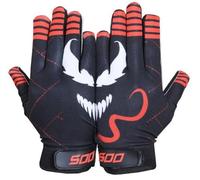 American Football Gloves Youth Kids Non-Slip Palm Receivers, Rugby Gloves gloves for Boys Girls Flexible Stretch Protection Sticky Receiver Football Gloves Waterproof Professional Fit for All (M)