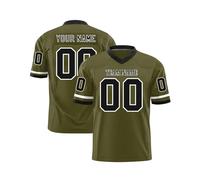 American Football Jersey, Jersey Top Men, N-fl Shirt Customisable Jersey Army Green