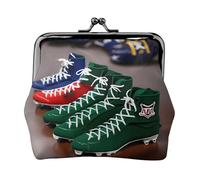 American Football Laces Coin Purse, Small Travel Kit Storage Pouch for Weekend Getaways and Business Trips