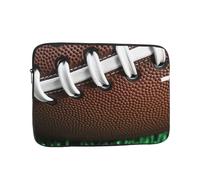 American Football Laces Laptop Sleeve Bag 12 Inch, Waterproof Shockproof Laptop Case Bag Computer Skin Bags Lightweight Tablet Carrying Case