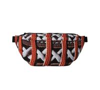 American Football Laces Printed Waist Bag Adjustable Bum Bag Lightweight Travel Waist Fanny Pack Belt for Walking Cycling Hiking Travel