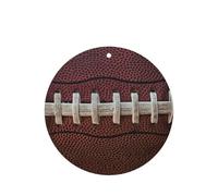 American Football Laces Printing 10 Pcs Car Air Freshener Fragrant Sheets,Car Hanging Accessories With Strings For Decor