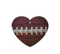 American Football Laces Printing 10 Pcs Car Air Freshener Fragrant Sheets,Car Hanging Accessories With Strings For Decor