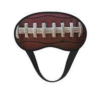 American Football Laces Sleeping Mask for Adults Blackout, Comfortable Eye Mask Blocking Light for Travel, Yoga