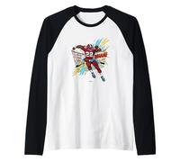 American Football Nobody CAN Stop You Classic Comic Raglan Baseball Tee