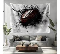 American Football Pattern Wall Decoration Tapestry Print Polyester Tapestry Grey Wall Hanging For Home Decoration Beach Blanket Picnic Blanket 150x100 cm