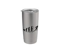 American Football Player Evolution for Boys Stainless Steel Insulated Tumbler