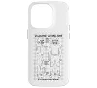 American Football Player Joke Action Figure Funny Players Case for iPhone 14 Pro