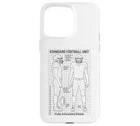 American Football Player Joke Action Figure Funny Players Case for iPhone 15 Pro Max
