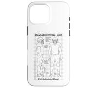 American Football Player Joke Action Figure Funny Players Case for iPhone 16 Pro Max