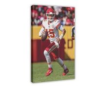 American Football Player Patrick Mahomes Posters Art Print American Football Championship Patrick Mahomes Wall Art Decor For Bedroom Livin Room Teen Rugby Fans Birthday Christmas Gifts (24)