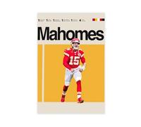 American Football Player Patrick Mahomes Posters Art Print American Football Championship Patrick Mahomes Wall Art Decor For Bedroom Livin Room Teen Rugby Fans Birthday Christmas Gifts (8)
