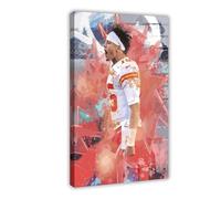 American Football Player Patrick Mahomes Posters Art Print American Football Championship Patrick Mahomes Wall Art Decor For Bedroom Livin Room Teen Rugby Fans Birthday Christmas Gifts (58)