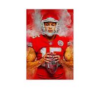 American Football Player Patrick Mahomes Posters Art Print American Football Championship Patrick Mahomes Wall Art Decor For Bedroom Livin Room Teen Rugby Fans Birthday Christmas Gifts (23)