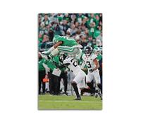 American Football Players Saquon Barkley Poster Canvas Wall Art Posters For Room Aesthetic And Decor_upscayl_2x_upscayl-standard-4x Art Canvas Poster Bedroom Living Room Decoration Painting Unframe-st