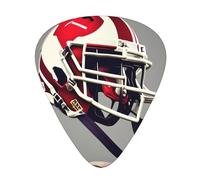 American Football print Celluloid Guitar Plectrums for Acoustic Guitar Bass,Guitar Picks with Organizer Box