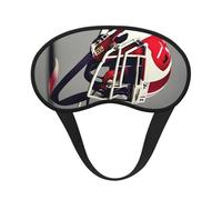 American Football Print Sleep Mask for Side Sleepers Cute Blackout Eye Mask Shades Cover for Home or Travel