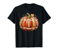 American Football Pumpkin Shirt, Cozy Fall Game Day Autumn T-Shirt