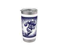 American Football Quarterback Touchdown Sports Souvenir Stainless Steel Insulated Tumbler
