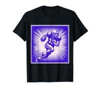 American Football Quarterback Touchdown Sports Souvenir Value Graphic T-Shirt