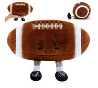 BZQCPLX American Football Stuffed Plush, Rugby Ball Soft Toy Rugby Stuffed Toy Plush, Collectible Rugby Soft Toy American Football Pillow Stuffed Sport Theme Plushie Gift for Lover Friends Kids - 16cm
