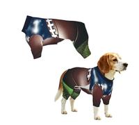 American Football Sun Protection Dog Shirt Soft Stretchy Dog T-Shirts