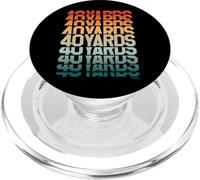 American Football Typography Logo Design PopSockets PopGrip for MagSafe